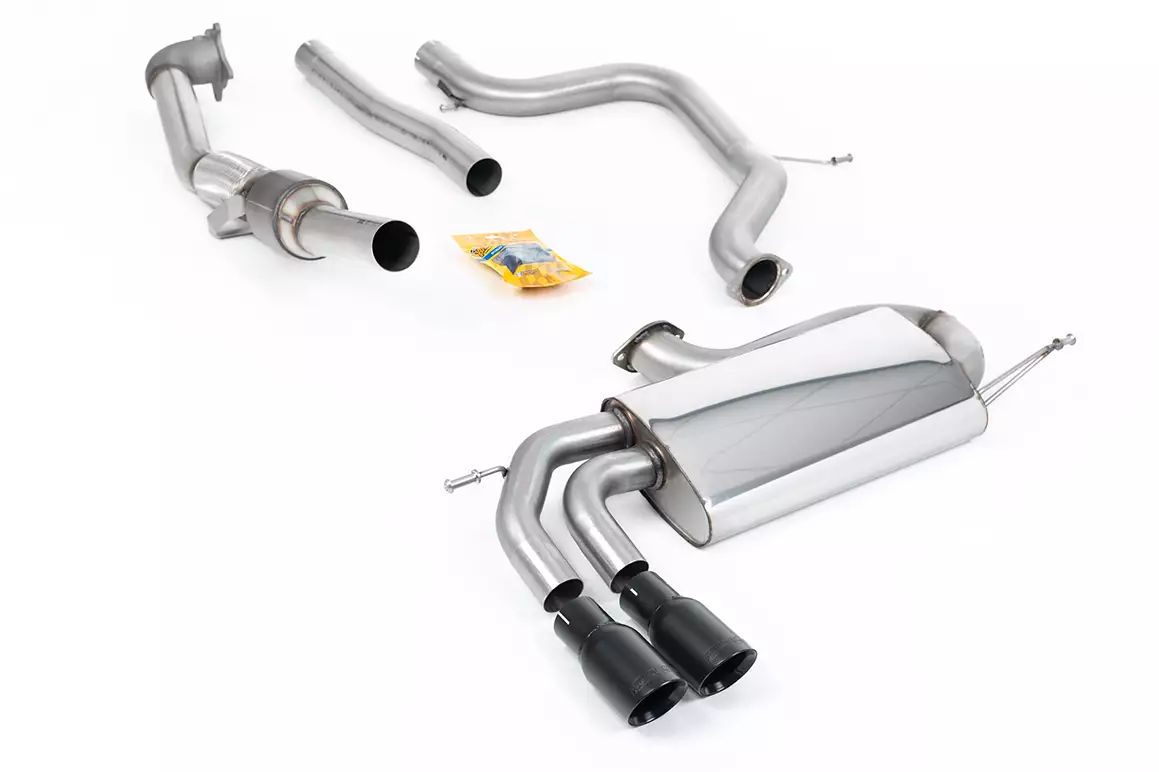 Turbo-Back Exhaust System with Hi-Flow Sports Cat - Mk5 GTi incl ED30 2.0T FSI 200/230PS