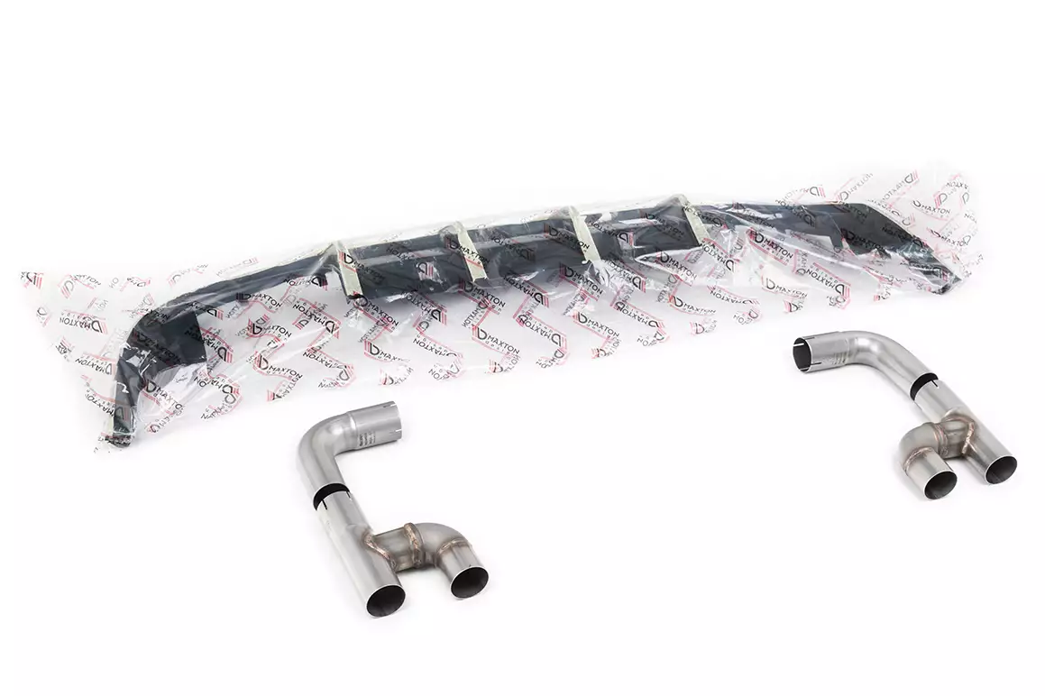 Upgrade kit for existing Milltek Sport Cat Back to Golf R Style System Maxton Diffuser - Mk8 GTi (Golf R Style Quad Outlet - 245ps)