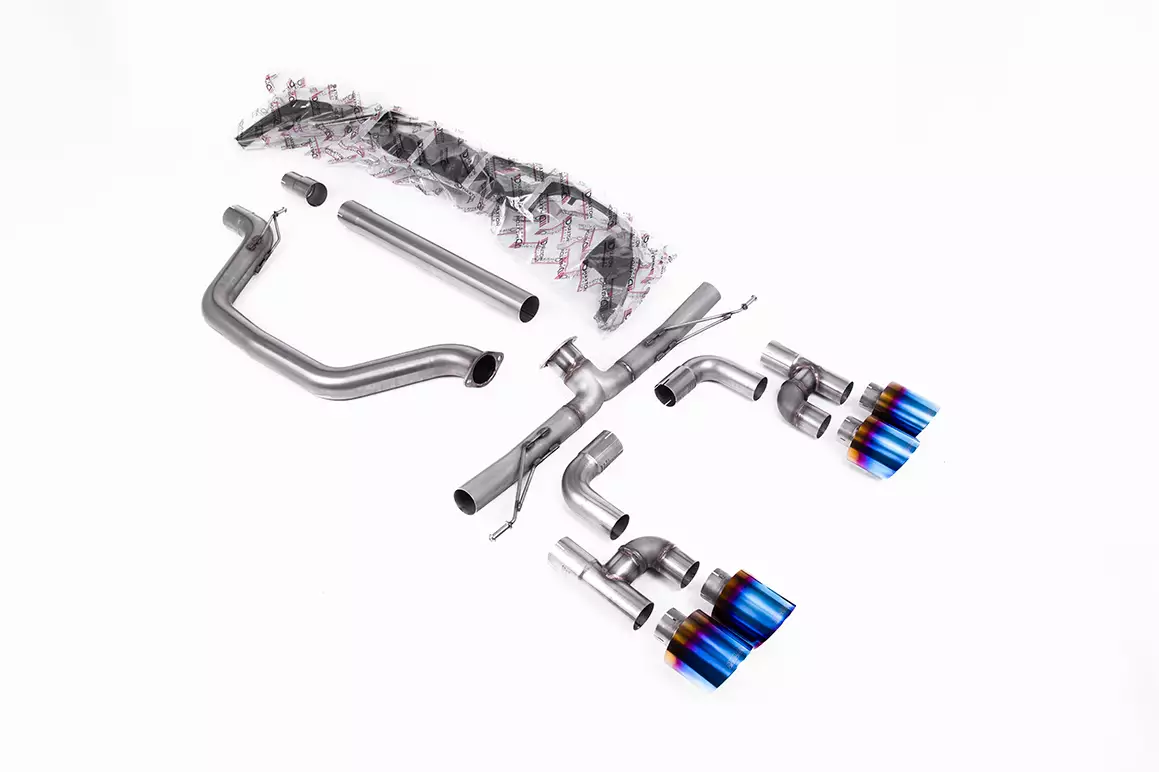 Particulate Filter-Back System - Mk8 GTi (Golf R Style Quad Outlet Systems - 245PS)